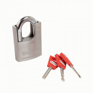 Замок навесной  БУЛАТ ВС 3-У60 НС нержавеющая сталь 3кл. d=12мм (36,12)