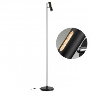 ODEON LIGHT 6643/5FL HIGHTECH ODL24 черн/акрил Торшер (выкл./диммер) IP20 LED 6W 3000K 220V MALI