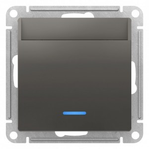 Systeme Electric AtlasDesign мех. карточного выкл. СУ 1 кл. сталь (пласт. осн.) ATN000967 (5!)