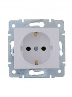 Lezard KARINA мех. роз. СУ 1 мест. 16А земля, керамика бел. (корп. ABS) 707-0288-122