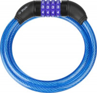 Замок ЗУБР &quot;ПРОФЕССИОНАЛ&quot;, тросовый, кодовый, с изменяемым кодом, длина троса - 1200мм, d 10мм