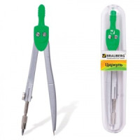 Циркуль BRAUBERG &quot;Klasse&quot;, 125 мм, туба, 210314