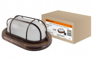 TDM Светильник НПБ1202 венге овал с реш. 100Вт IP54 (4!) SQ0303-0439