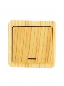 Lezard VIOLA выкл. ОУ 1 кл. (инд.) белёный дуб (корп. ABS) 751-5200-111