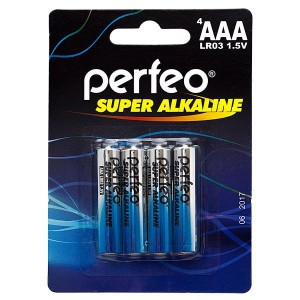 Э/п Perfeo Super Alkaline LR03/286 BL4