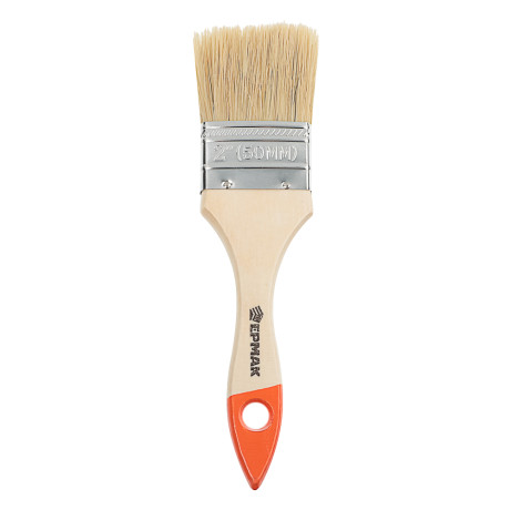 ЕРМАК Кисть малярная плоская "Стандарт" " нат. щетина 2" (50мм)