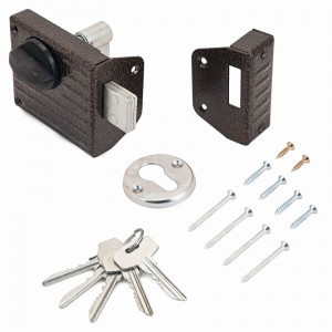 СТАНДАРТ Россия ЗН1-2.1С медь 4 кл 1 ригель Аналог Зенит ЗН1-2.1 Замок накладной (24)