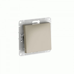 Systeme Electric ATLASDESIGN мех. выкл. СУ 1 кл. 10А (автоклеммы) ШАМПАНЬ ATN000511S (10!)