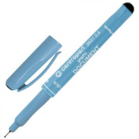 Ручка капиллярная CENTROPEN "Document", ЧЕРНАЯ, трехгранная, линия письма 0,5 мм, 2631/0,5
