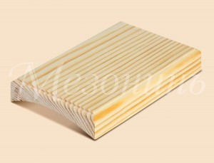 МЕЗОНИНЪ Классика накладка на бревно d240 мм 1 пост. 130х90х20мм д/монтажа ЭУИ ОУ дерев. GE70792-00