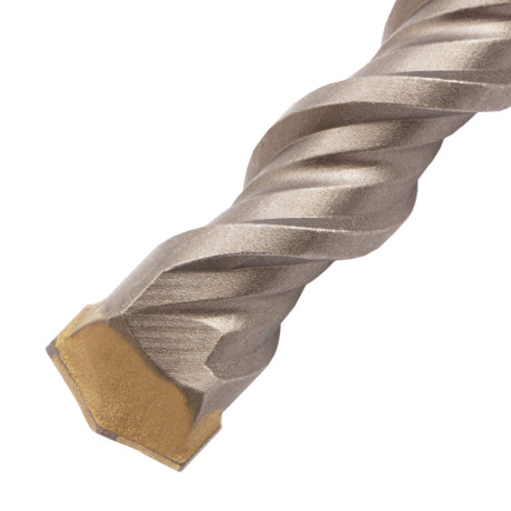 Бур по бетону, двойная спираль, три пылеотводящие кромки, 18 x 460 мм DENZEL