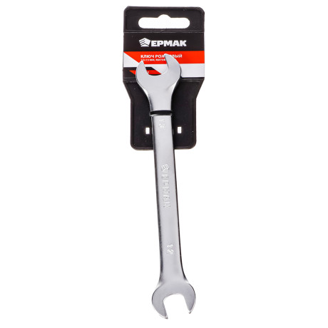 ЕРМАК Ключ рожковый, 12х13мм, матовый CRV