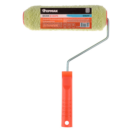 ЕРМАК Валик в сборе "полиакрил" 230мм, D40мм, ворс 18мм, ось 6мм