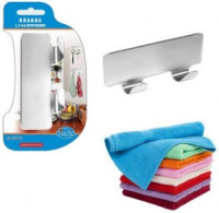 Планка с крючками 2шт &quot;Стэнли Стил&quot; 8см, нерж. сталь BL микс DH27-95 Мультидом