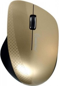 Мышь беспроводная оптическая Smartbuy 309AG, 3 кн, 1000 dpi, USB, золото/черная (SBM-309AG-O)/40/