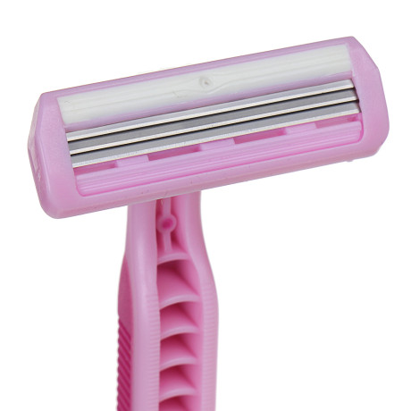 PROWAY Станки для бритья женские с тройным лезвием, силикон, пластик, 4шт