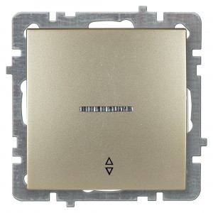 Nilson TOURAN-ALEGRA-THOR мех. выкл. 1кл. СУ (проходной ) (инд.),  , золото 24150408