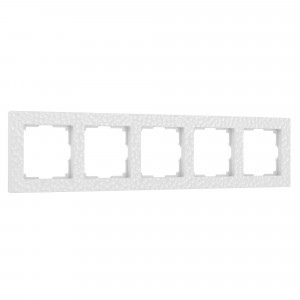Werkel рамка СУ 5 мест. Hammer (белый) W0052401 a052529