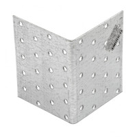 Крепежный уголок равносторонний 2 мм, KUR 80 х 80 х 100 мм Сибртех