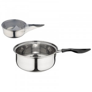 Ковш Promo 1,25л, 17,5*7,8см, нерж сталь (0,3мм), однослойное дно, 104618 Mallony