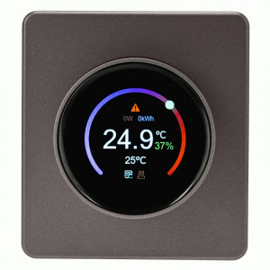 KRANZ MIELE ROUND мех. терморегулятор (термостат) СУ Wi-Fi титан KR-78-0728-2