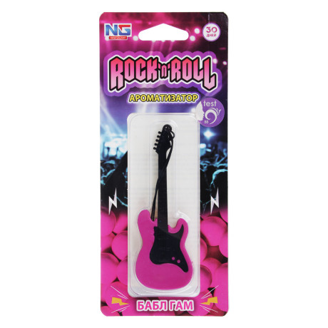 NEW GALAXY Ароматизатор "Рок-н-ролл",11 гр., бабл гам, свежесть океана, новая машина, летний бриз