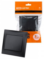 TDM Лама выкл. проходн. СУ 1 кл. 10А графит SQ1815-0606