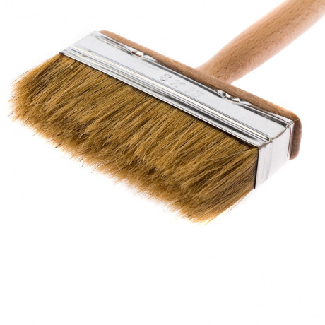 Кисть-ракля, 30 х 130 мм, натуральная щетина, деревянный корпус, деревянная ручка