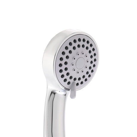 RAIN Смеситель для ванны Нефрит, прямой излив 35см, керам. кран-буксы 1/2, душ. набор, латунь, хром