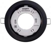СТАРТ GX53 св-к встр. 15,5W 106x36 черный без лампы монтажное отверстие d85мм 19417