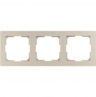 Smartbuy Нептун Рамка 3-местная пластик бежевая (SBE-06i-Plastic-FR-3)