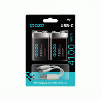 Ак-р ФАЗА 4100 мАч 9V 500 мА USB BL-2 .5061699 2/20/200