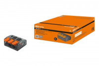 TDM клемма СМК 221-413 с рычагом (СК-613) 3x(0,1-2,5(4)мм2) 32А, (уп.30шт, цена за шт) SQ0527-0022