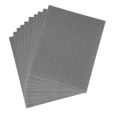 Шлифлист на тканевой основе, P 40, 230 х 280 мм, 10 шт, влагостойкий Сибртех