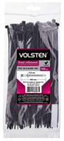 Volsten хомут 3,6х350мм нейлон, черный V02-1B-3,6х350-100 (уп. 100 шт., цена за уп.)