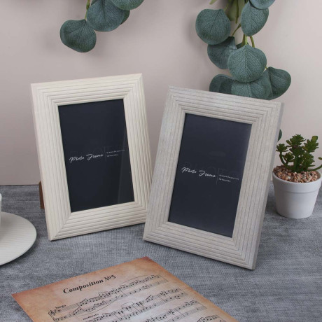 Фоторамка, 10х15 см, полистирол, 2 дизайна, арт.3-23