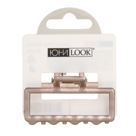 ЮНИLOOK Краб для волос, 5см, металл, пластик, 2 дизайна, ACS-47