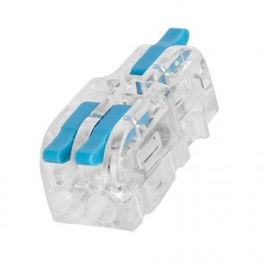 TDM клемма СМК разветв. с рычагом СКР-612 1вх/2вых, 2,5(4)мм2 32А (уп100шт цена за шт) SQ0527-0401