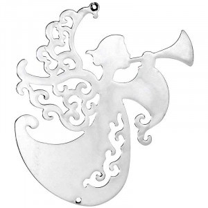 Металлическая подвеска "Ангел с дудочкой" Волшебная страна 100988