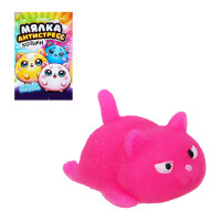 ИГРОЛЕНД Мялка антистресс &quot;Котики&quot;, TPR, 5см, 6 цветов