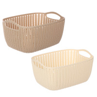 VETTA Корзинка вязаная, 21х16х10см, пластик