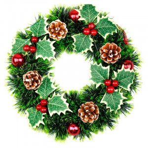Венок Новогодний SYCB17-161 27 см Волшебная страна