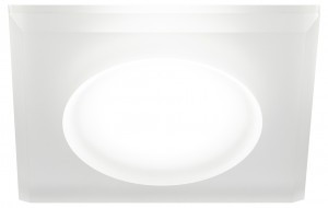 ЭРА св-к встр под лампу DK104 WH MR16 GU5.3 белый (70)90х90х32 58391