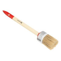 Кисть круглая, Профи №8 (35 мм) натуральная щетина, деревянная ручка MTX