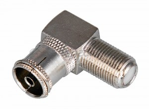 Переходник гн.F - гн.TV угловой REXANT цена за шт (50!), 05-4312