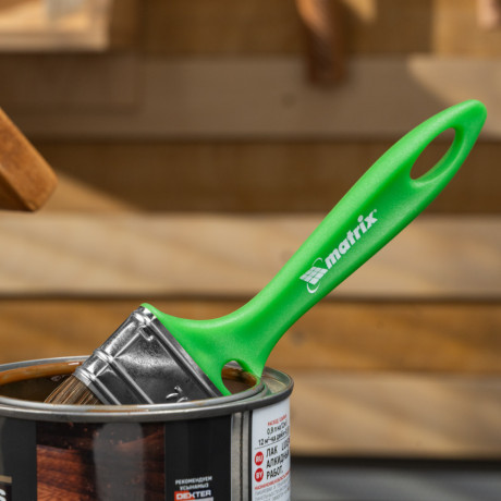 Кисть флейцевая "Работы по дереву" Color Line 70 х 12 мм Matrix