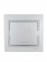 Lezard Мира выкл. СУ 1 кл. 10А металлик серый (корпус PC) 701-1010-100