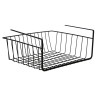 Корзина подвесная на полку тм VETTA, металл, 35х26х13,5см, цвет черный