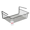 Корзина подвесная на полку тм VETTA, металл, 35х26х13,5см, цвет черный