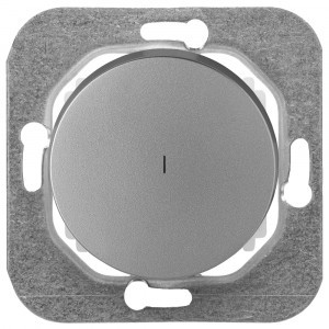 Bylectrica РЕТРО ПРОВАНС мех. выкл. 1 кл. СУ с подсветкой корп. ABS, (С110-3307 черный графит)